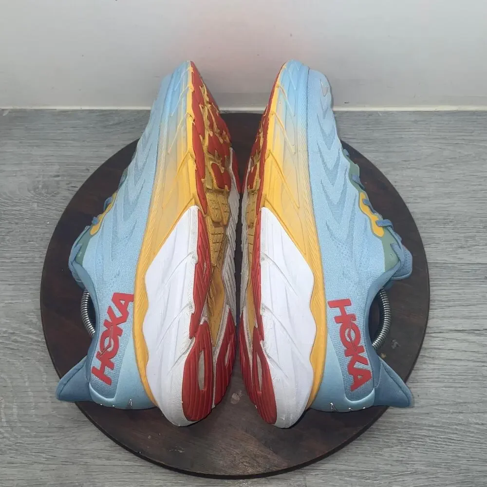 Hoka Arahi 6 Men’s Size 11 2E Wide Running Shoes Scuba Blue Yellow 1123196 SSMS